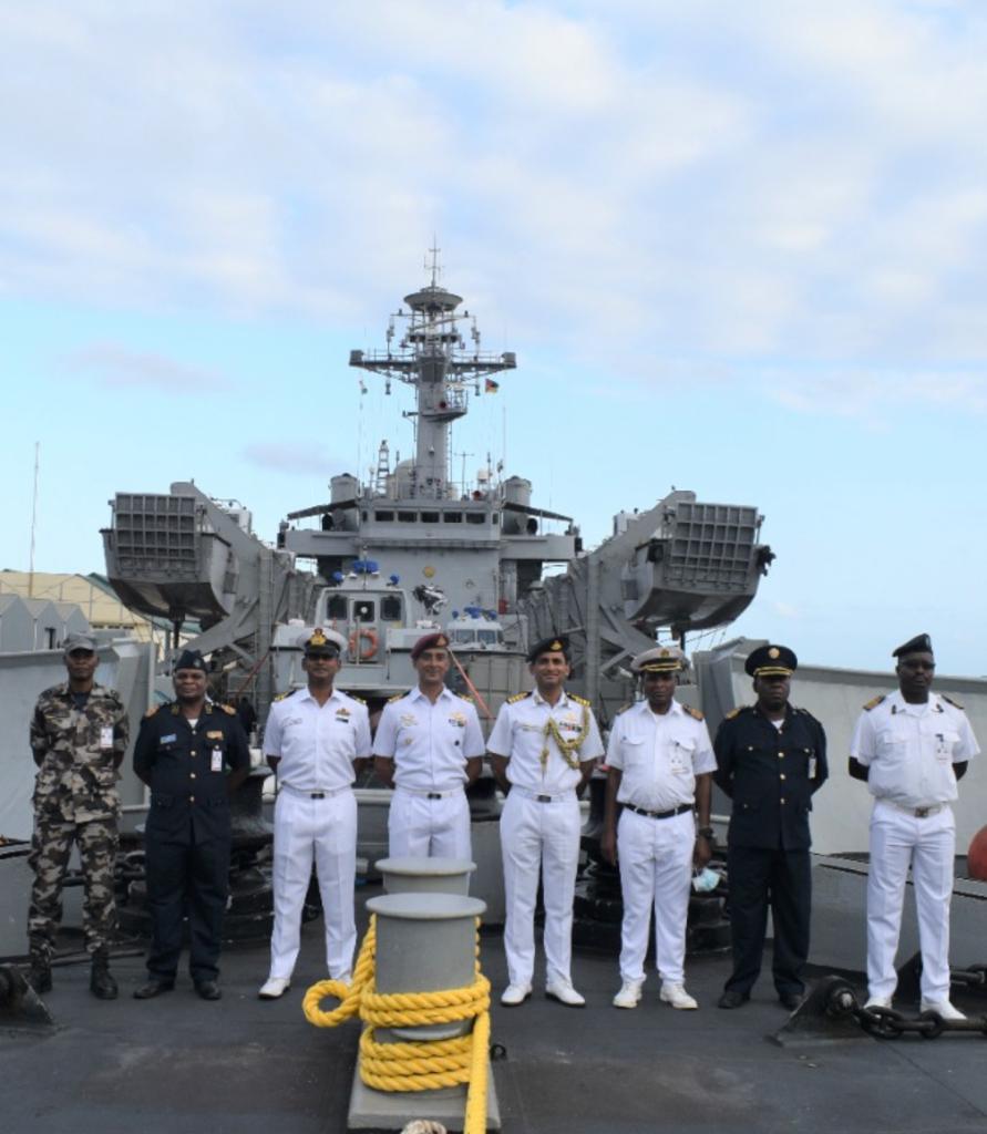 INS Kesari Arrives in Mosambique as Part of Mission SAGAR